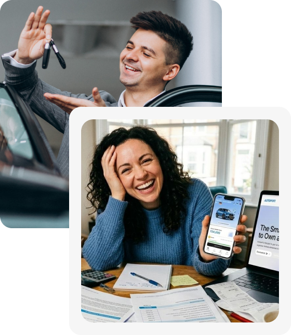 autoport person with car