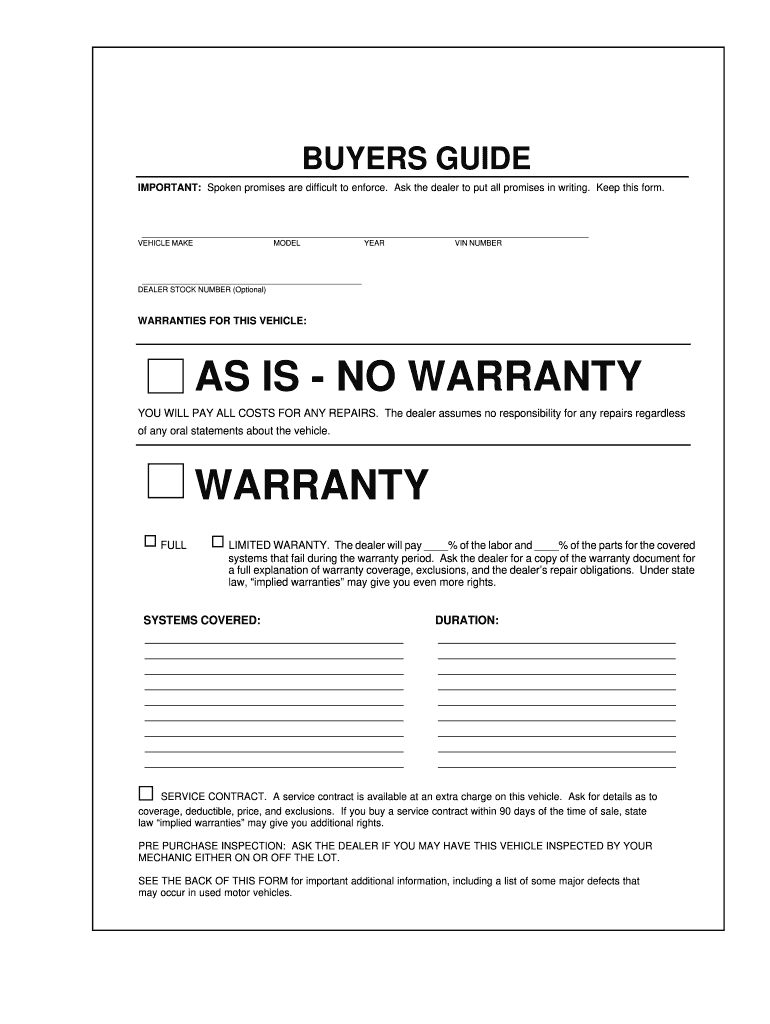 How to check a car's service logbook: warranty document sample.