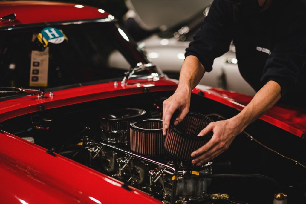 DIY Car Maintenance: Fitting air filters.