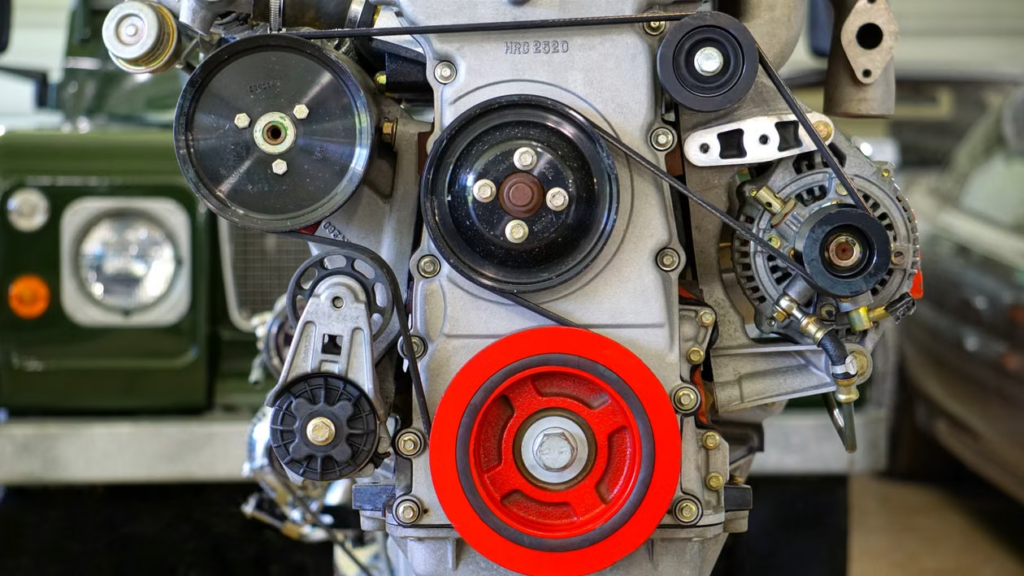 DIY Car Maintenance: Drive belt pulleys.
