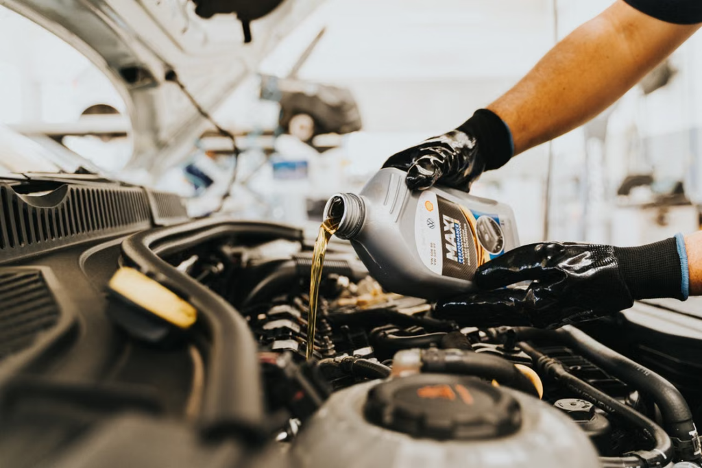 DIY Car Maintenance: Topping up oil.