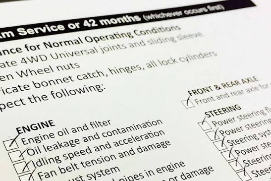 How often should you service your car: service logbook checklist.