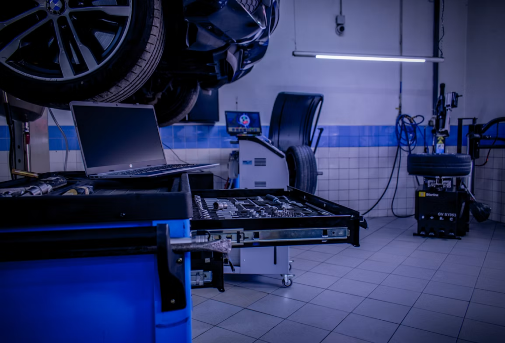 How often should you service your car: car workshop tools.