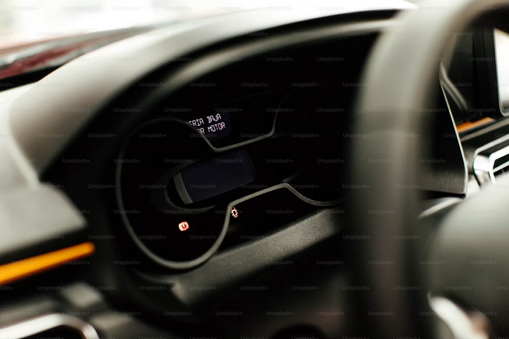 How often should you service your car: dashboard warning light.